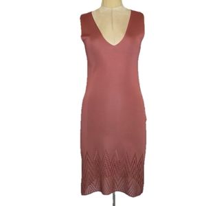 L'Autre Chose V-Neck Sleeveless Knit Dress